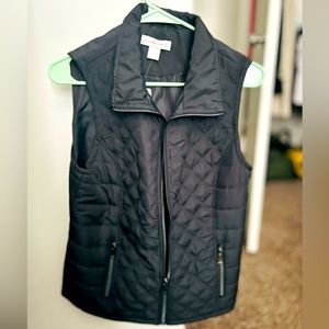 NWT Christopher & Banks Women's Gray Vest